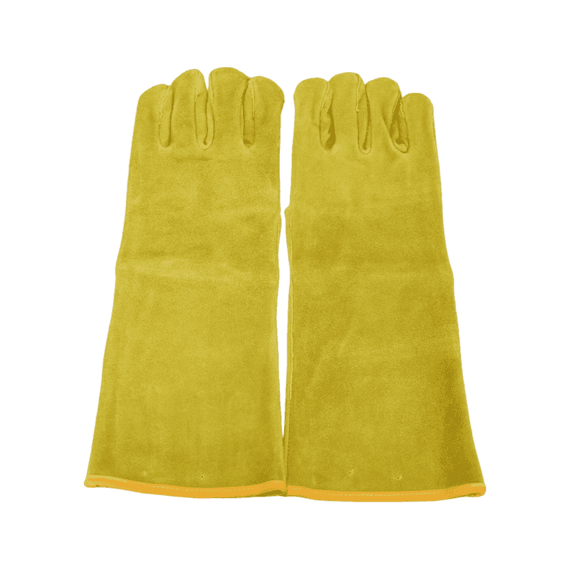 Krowie dzielona skórzana rękawiczka spawalnicza Krowie dzielona skórzana rękawiczka spawalnicza