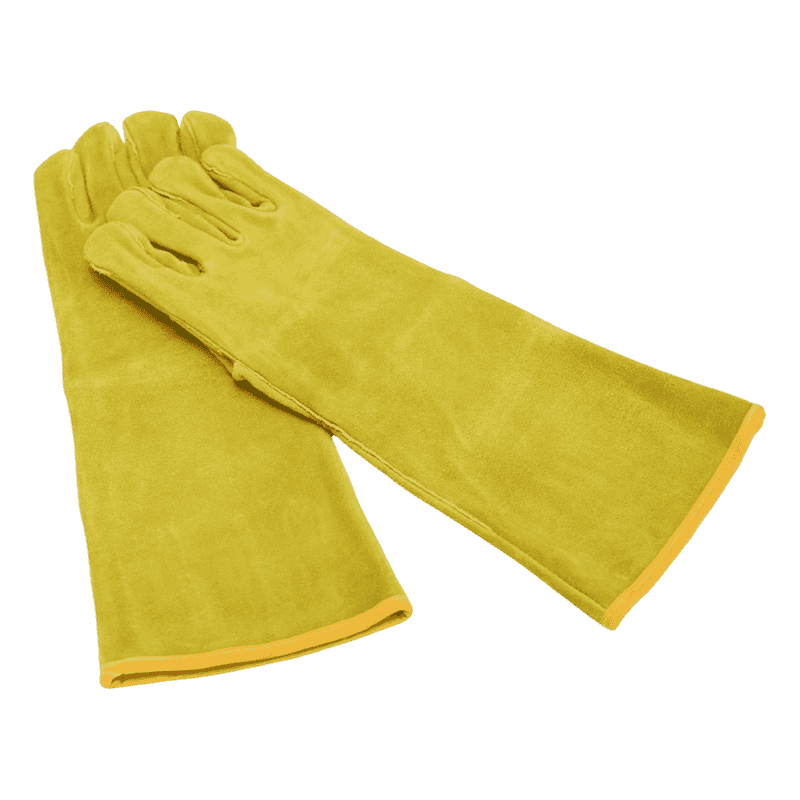 Krowie dzielona skórzana rękawiczka spawalnicza Krowie dzielona skórzana rękawiczka spawalnicza