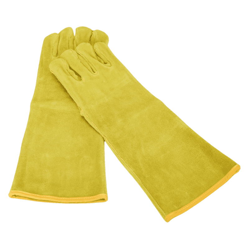 Krowie dzielona skórzana rękawiczka spawalnicza Krowie dzielona skórzana rękawiczka spawalnicza